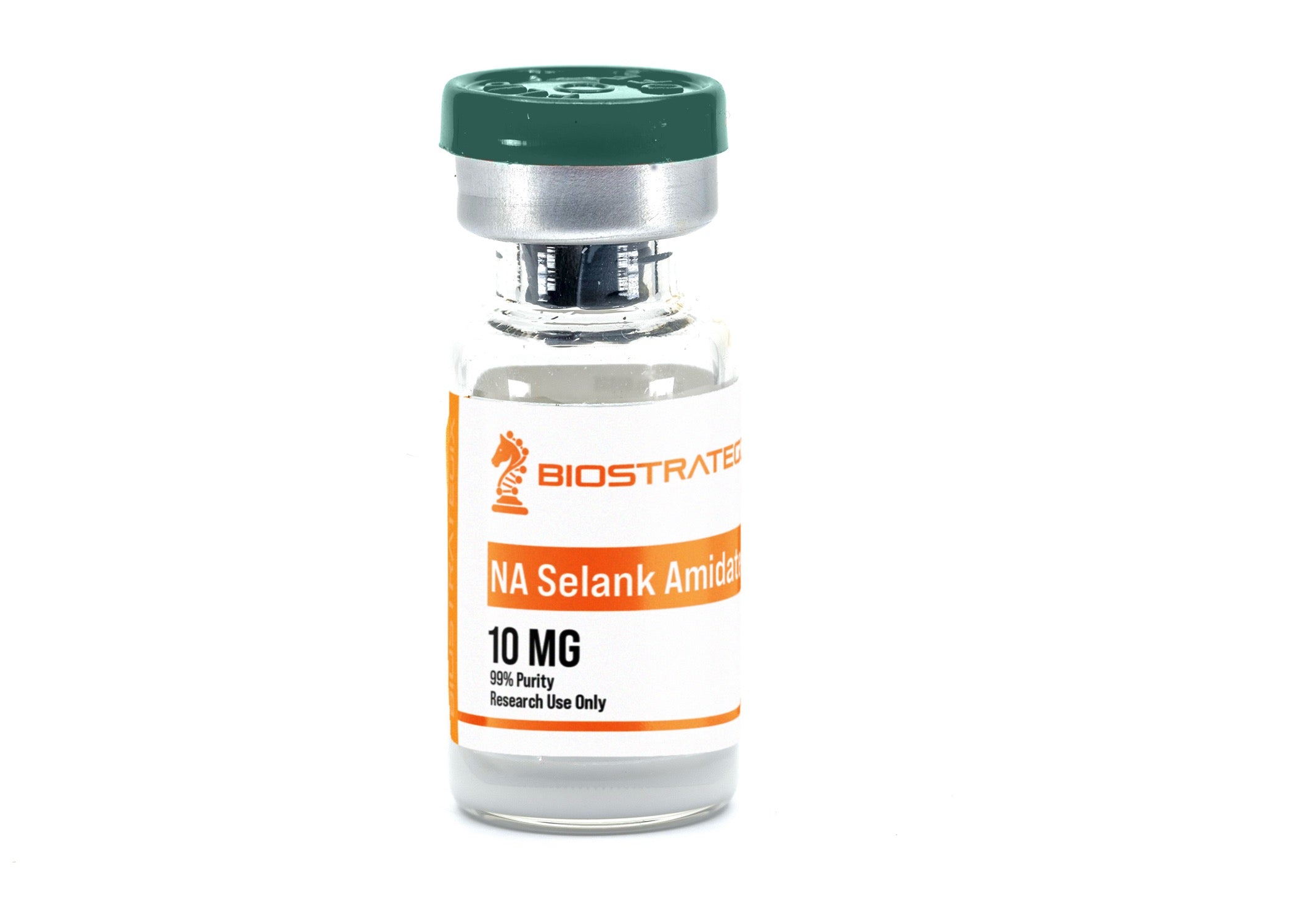 Frasco do composto N-Acetyl Selank Amidate — uso exclusivo em pesquisa